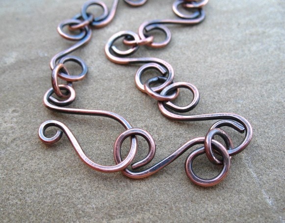 Copper Bracelet Handcrafted Chain