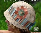 Vintage Cloche Hat PDF Sewing Pattern S106COMBO- Baby, Infant, Toddler, Child, Teen, Tween, Women's, Adult Hat Sewing Pattern