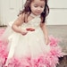 The Original ....... Classic Fluffy Feather Rosette Dress