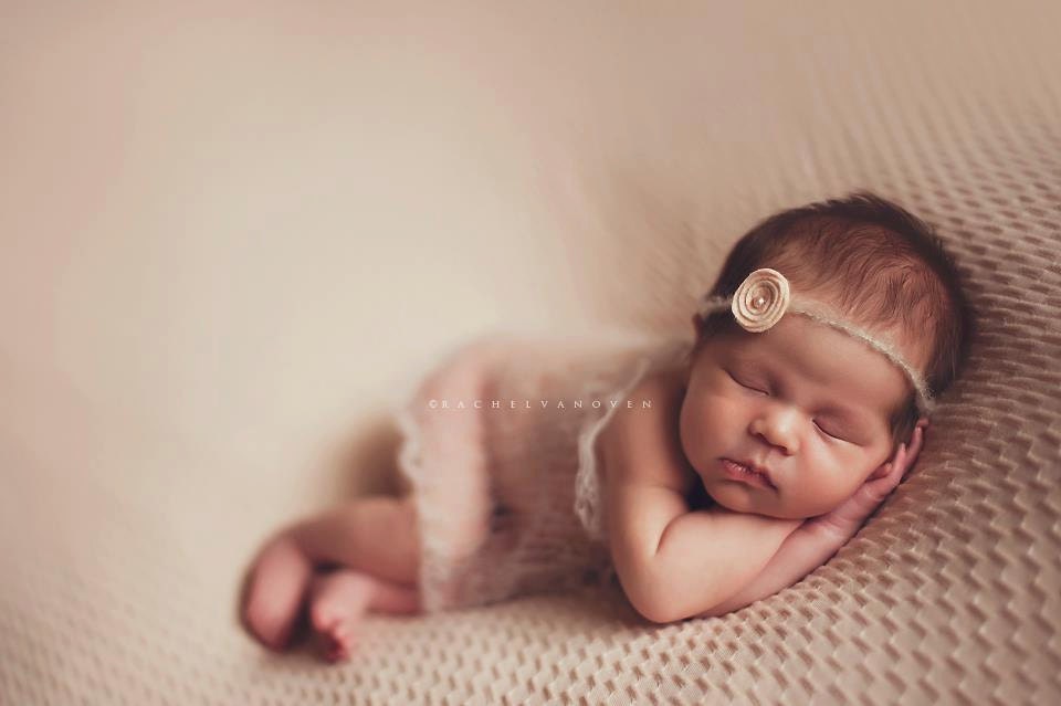 Leighton Heritage Signature Dreamy Knit Newborn Wrap - Soft, Swaddle Cocoon Photography Posing Prop