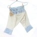 Toddler Pantaloons 1-3 years Harem Pants in Vintage French Fabric