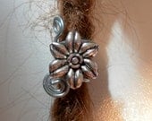 buy 3 and get 1 extra for free: butterfly flower dreadlock bead