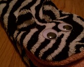 Zebra Washcloth Puppet