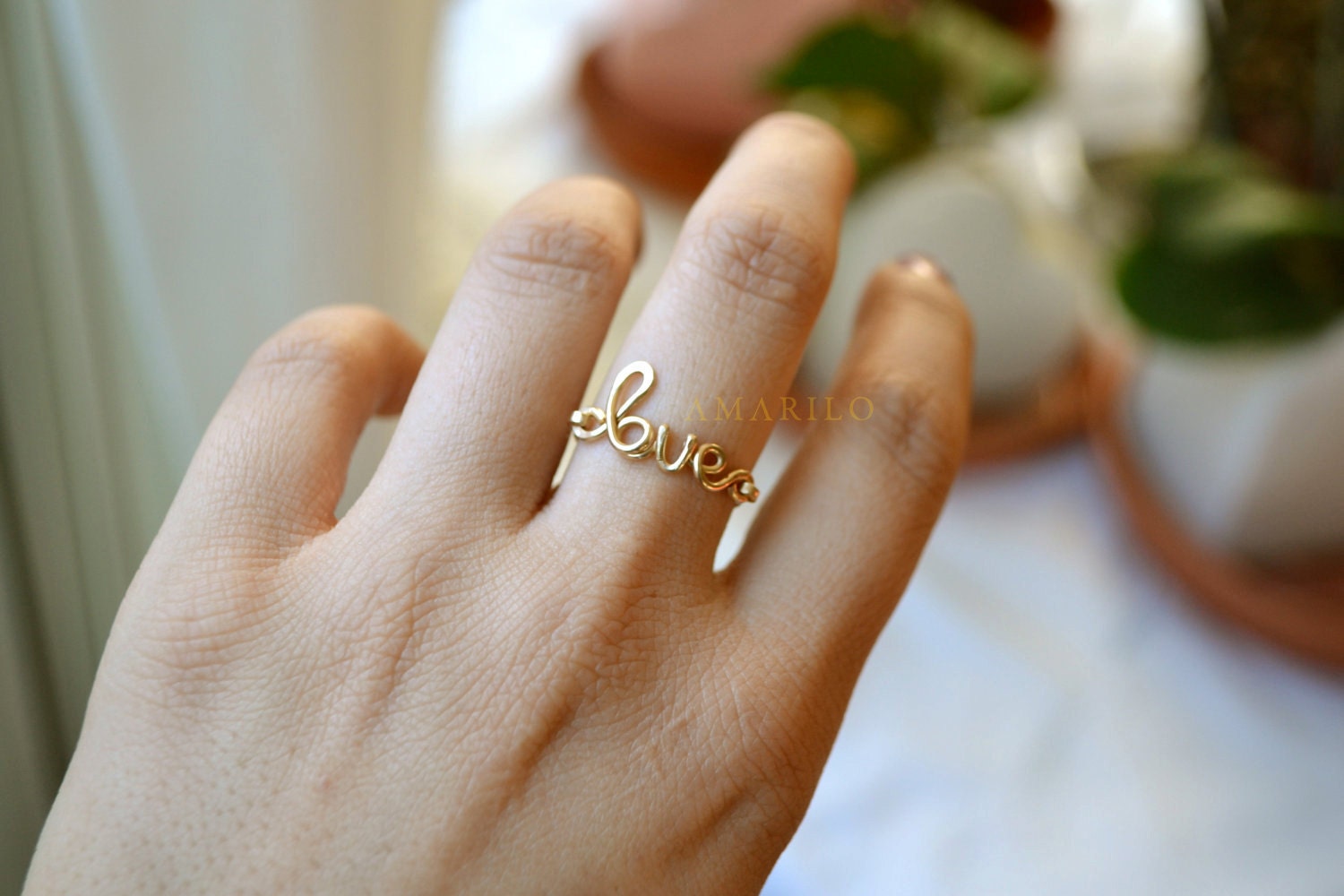 LOVE ring around your finger