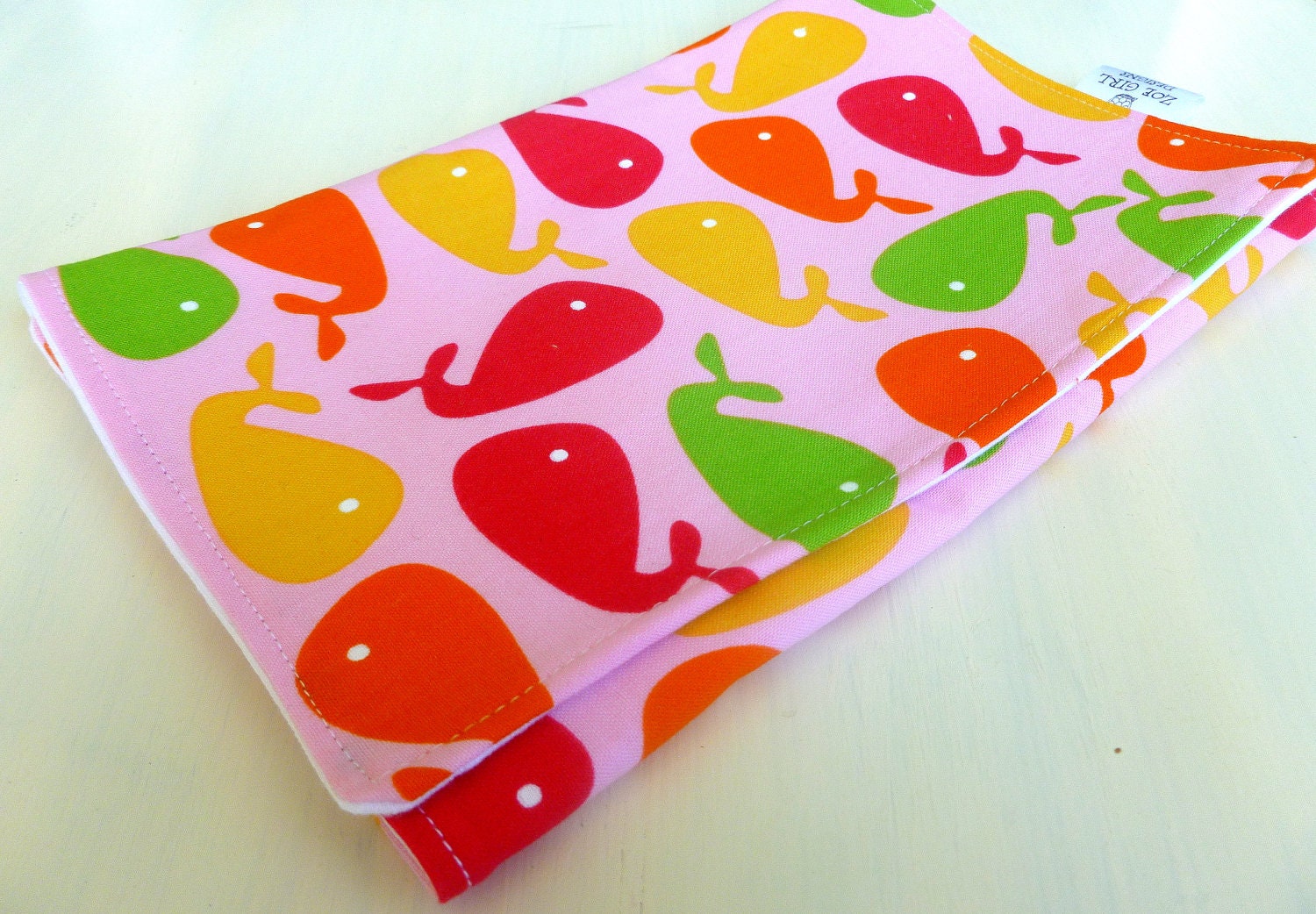 Burp Cloth - Baby Girl - Eco Organic