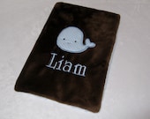 Personalized Blanket - Blue Whale
