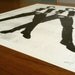 SPACE COWBOY - Star Wars Inspired, Han Solo, 18 x 24 Handprinted Silkscreen Art Print, Modern Poster, Boutique, Retro Home