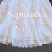 French Antique Christening Gown Handsewn with Beautiful Lace