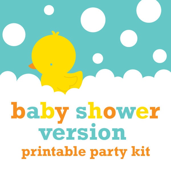 free baby shower duck clip art - photo #6