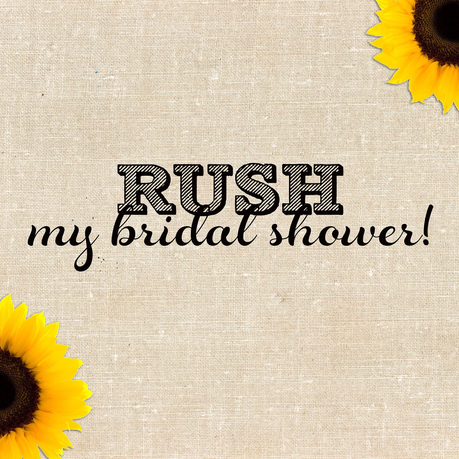 RUSH ORDER --- Bridal Shower Invitation Printable