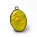 4 pcs Yellow Poppy Flower Pendant Resin Pendant Art Pendant, Flower Jewelry Poppy Jewelry 18x25mm  A38-09-480
