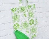 Apple fold up tote / shopping bag. Perfect for summer food markets