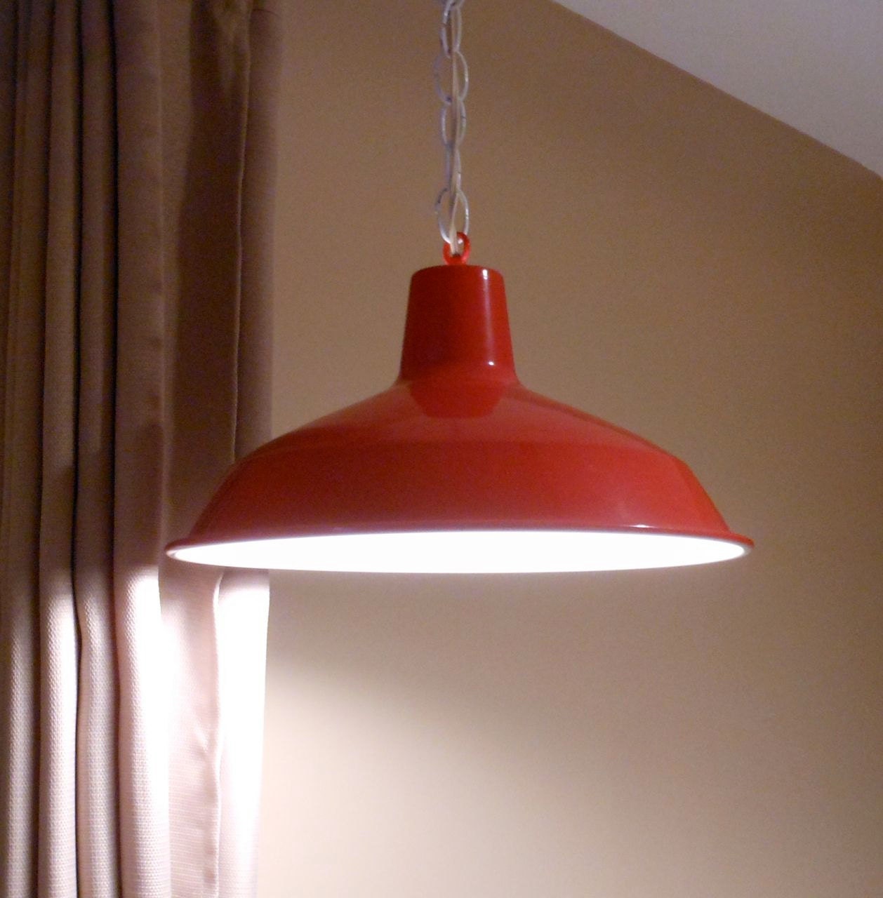 Vintage Swag Metal Light Fixture