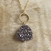 Druzy Necklace Brown Drusy Quartz 14K Gold Fill