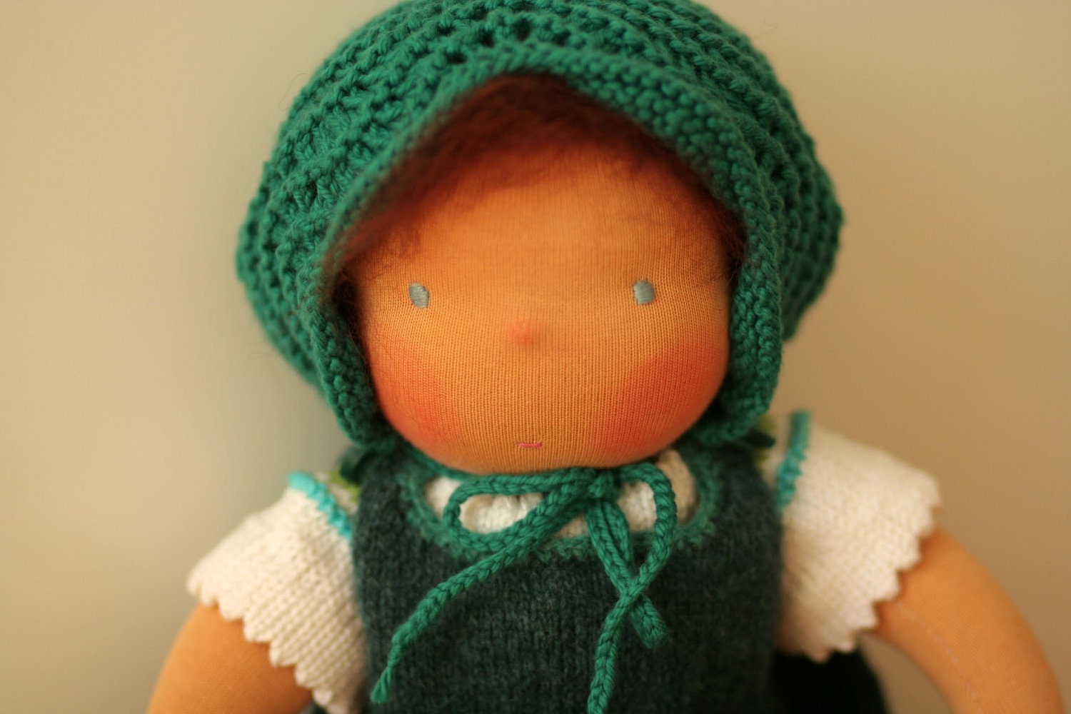 Organic Waldorf doll Nora-16 inch