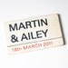 Wedding Day Anniversary Customised London Street Signs