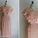 Vintage 1950s Dress Lace Party Ferman O'Grady