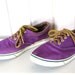 size 8 9 women's 80s 90s KEDS style shoes lace up flats