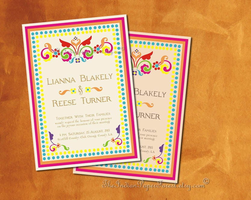 Invitation Rangoli Design | printable rustic rangoli invitation custom by Invitation Rangoli Design | printable rustic rangoli invitation custom by