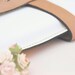 Handmade Ipad Sleeve - Saddlebrown and White