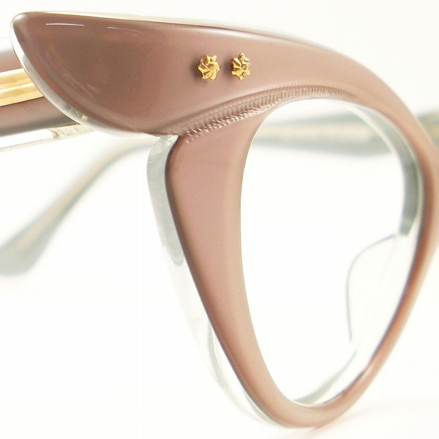 Vintage 50s Frame France Cat Eye Glasses Eyeglasses Sunglasses New