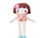 Doll Sewing Pattern - Mini Girl Doll Pattern - PDF