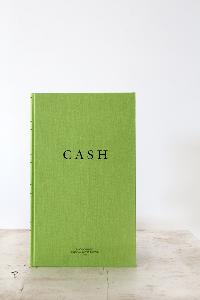 Vintage Cash Book / New Old Stock Federal Supply Ledgers