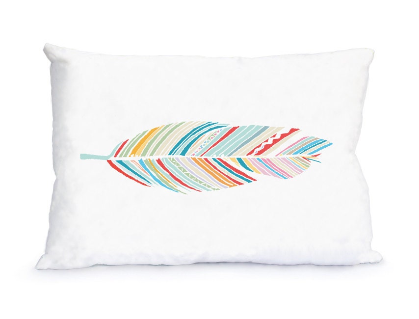 Lone Feather Pillow Case