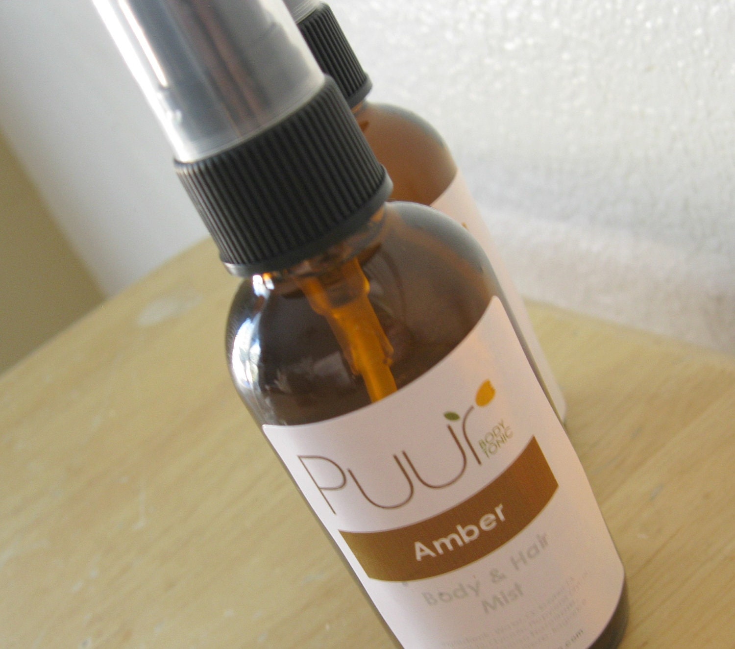 Amber Body Spray Sexy Scent Body Splash Mist 2oz Amber Glass Bottle Cologne