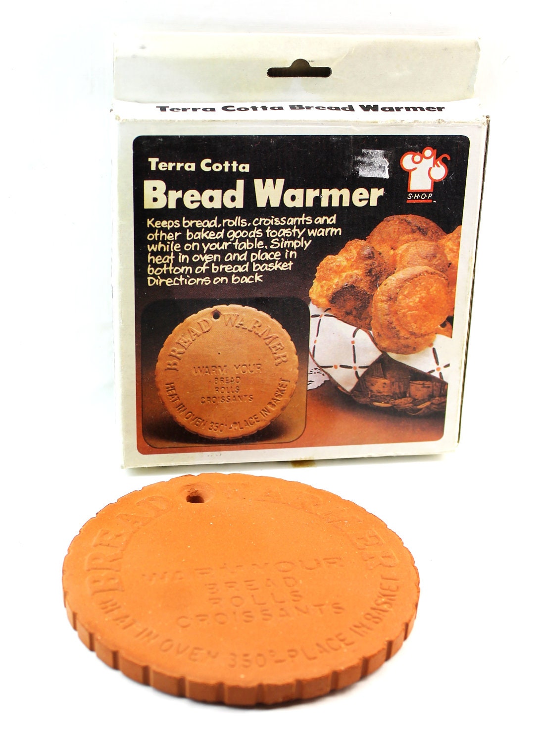Terra Cotta Bread Warmer in Original Box
