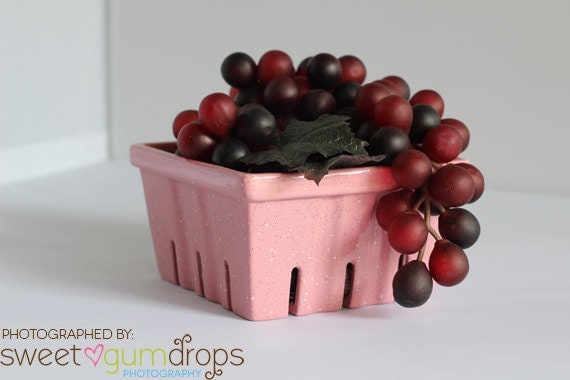 Ceramic Berry Basket Go Green and carry your own basket