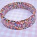 Sweet Treats Resin Bangle - Hand-Made Resin Banlge with Thousands of Treats, Colorful, Unique
