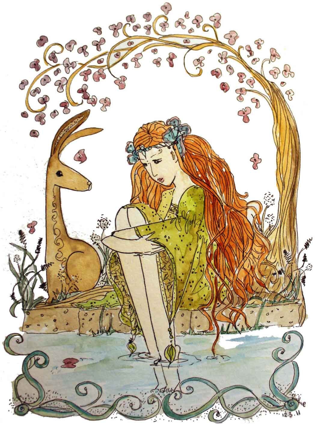 Contemplation print