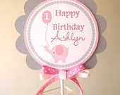 Pink and Grey Elephant Collection: Smash Cake Topper Il_170x135