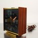 Midcentury Modern Ceiling Projection Table Clock. Desk or Mantle clock. 1960s decor.