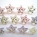 Sparkly Stars Craft Novelty Sewing Buttons