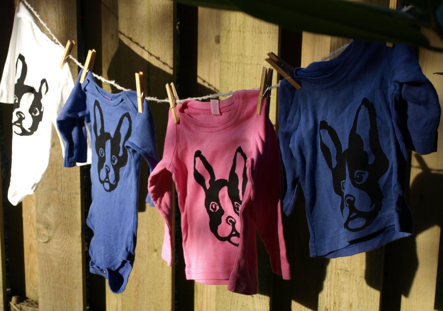 Organic Cotton Long Sleeve Boston Terrier Toddler T-Shirt