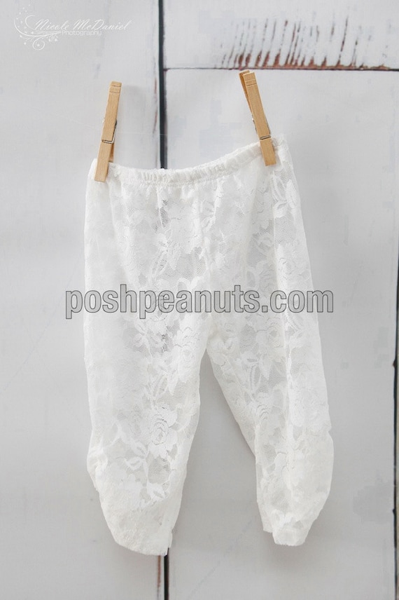 White Lace Baby leggings Baby Tights by PoshPeanutKids on Etsy