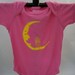 6mos Madman On the Moon Pink Baby Shirt