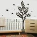 Children's Tree Decal - Vinyl Wall Decals - nursery decals with Butterflies,TREE & birds