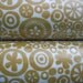 Modernist Vinyl Shelf Liners. 2 Rolls. Vintage 70's. Mod, Pop, Panton era. Mid century Kitsch. Too Damn Groovy. Gold