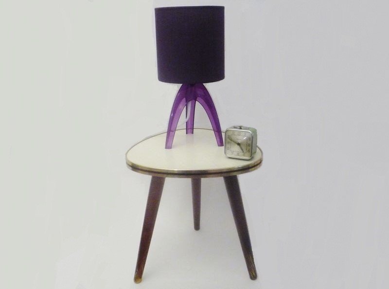 Mid Century Small Tripod Coffee Table