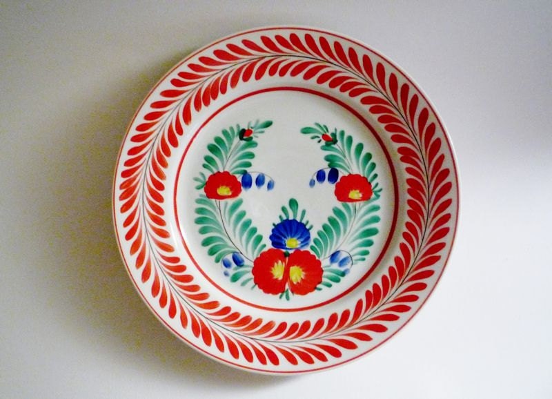 Vintage Porcelain Wall Plate