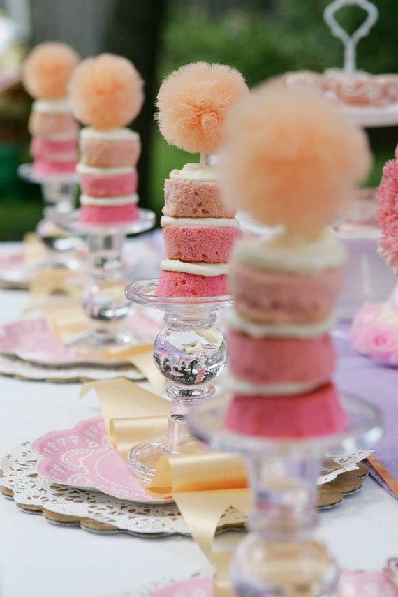 Cupcake Topper Poms - 1DZ Il_570xn