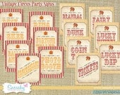 Vintage Circus Game/Carnival Signs - Party Decorations - DIY PRINTABLE FILES by Sassaby Il_170x135