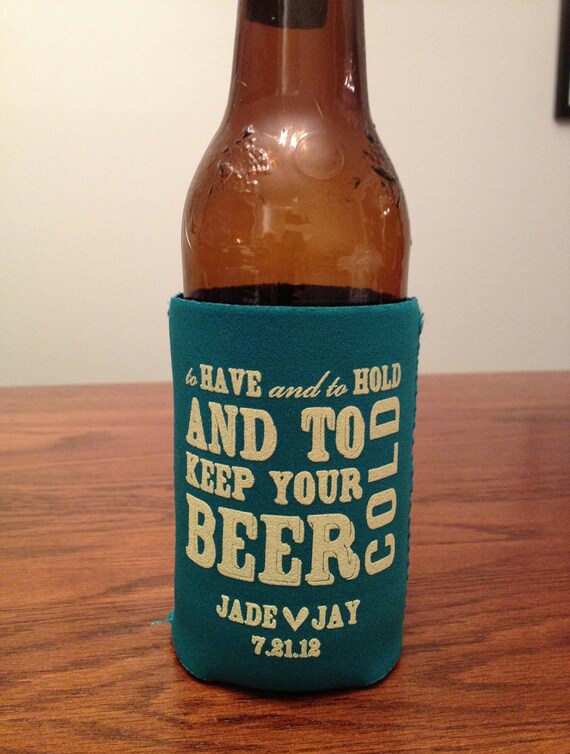 100 Custom Neoprene Koozies Collapsible by confettigrey on Etsy