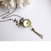 Lighthouse Keeper's Daughter's Pocket Watch Necklace -- Long Vintage Style Antiqued Brass Necklace