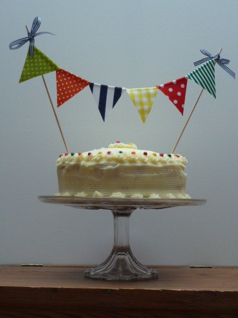 Cake Bunting/ Toppers available in all colors,