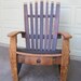Wine Barrel Adirondack Chair