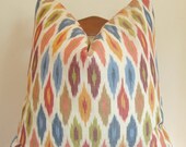 On Both Sides - Schumacher - Sunara - 20 inch Square - Decorative Pillow - Throw Pillow